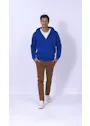 Uneek UC504 Sweater met Rits Classic Hooded Regular Fit miniatuur