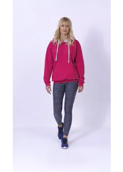 Uneek UC507 Sweater Contrast Hooded Regular Fit miniatuur