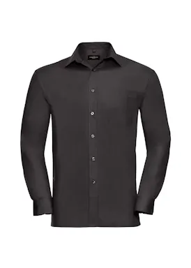Russell Z936 Classic Pure Cotton Poplin Shirt Long Sleeve Regular Fit