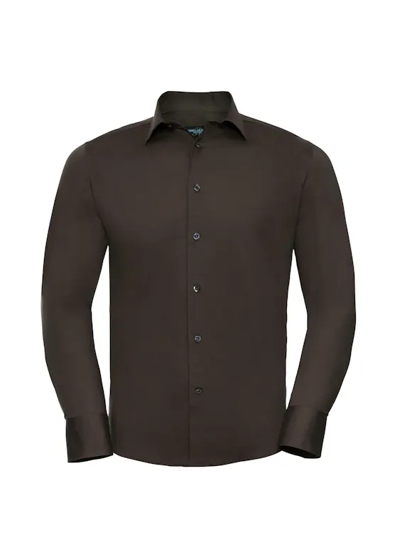 Russell Z946 Shirt Long Sleeve Stretch Slim Fit