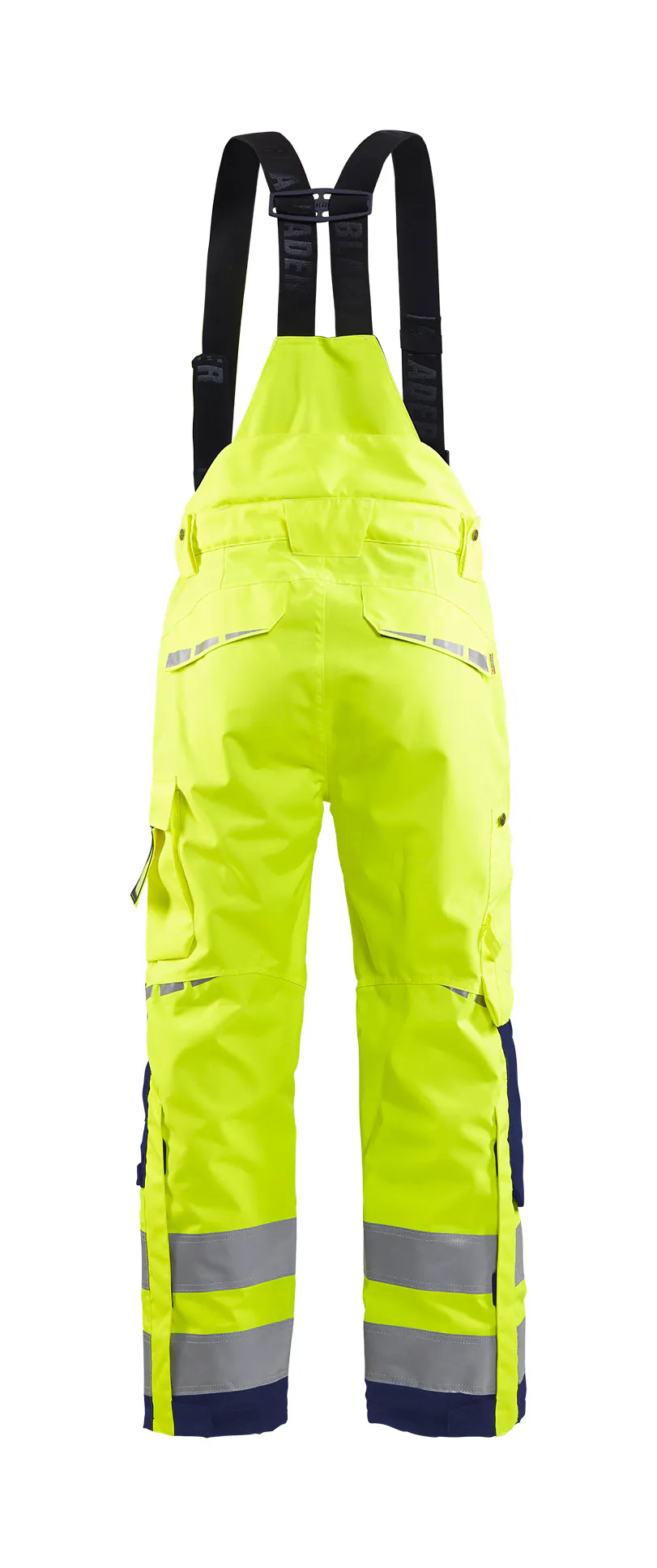 High Vis Geel/Marineblauw