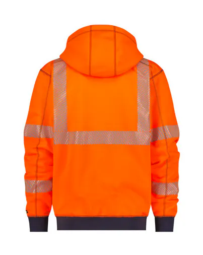 Marineblau/Fluo Orange