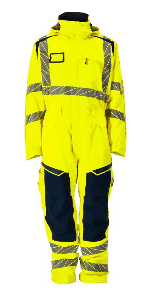 High Vis Geel/Marineblauw