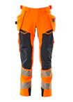 High Vis Oranje/Marineblauw
