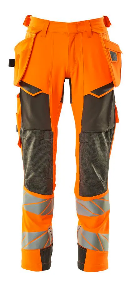 Hohe Sichtbarkeit Orange/Mittelgrau