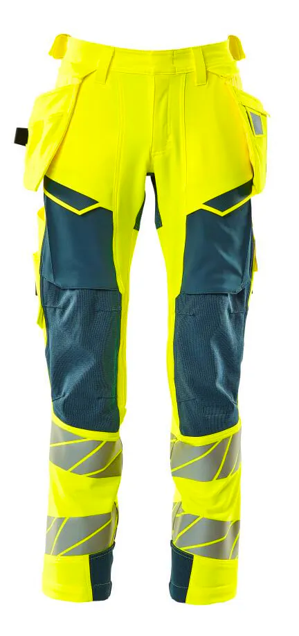 High Vis Gelb/Marineblau