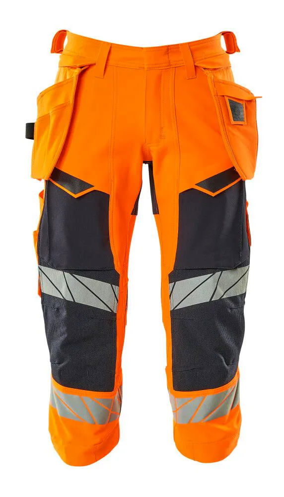 High Vis Orange/Marineblau