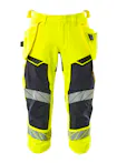 High Vis Geel/Marineblauw