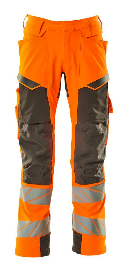 Hohe Sichtbarkeit Orange/Mittelgrau