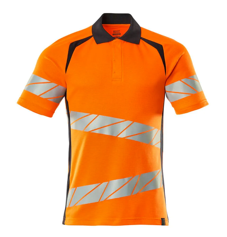 High Vis Oranje/Marineblauw