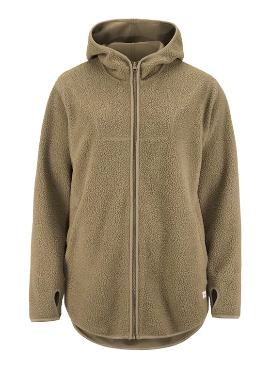 Craft Join Pile 1916722 Fleece FZ Hood Regular Fit Dames