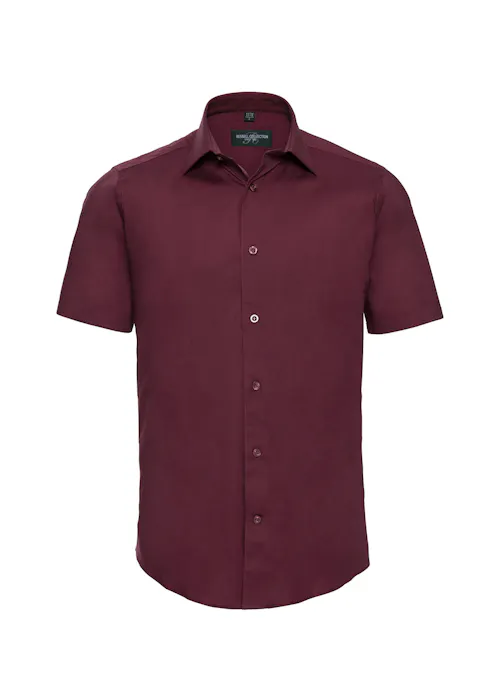 Russell Z947 Shirt Short Sleeve Stretch Slim Fit