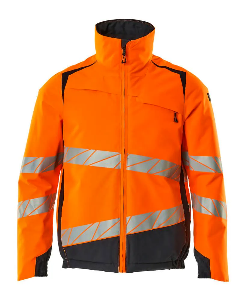 High Vis Orange/Marineblau