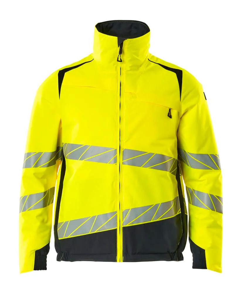 High Vis Gelb/Marineblau