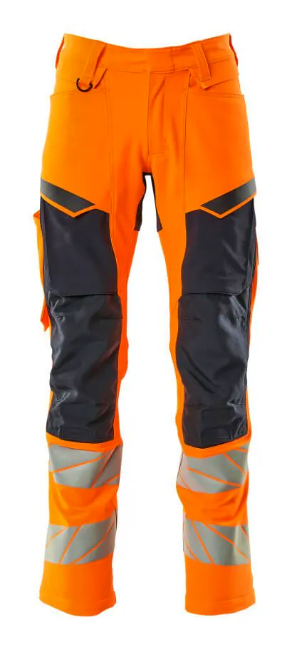 High Vis Orange/Marineblau