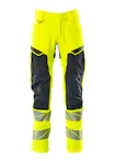 High Vis Geel/Marineblauw