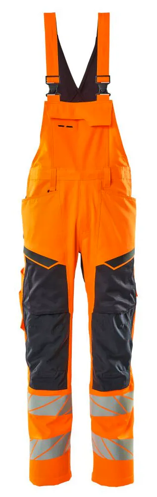 High Vis Orange/Marineblau