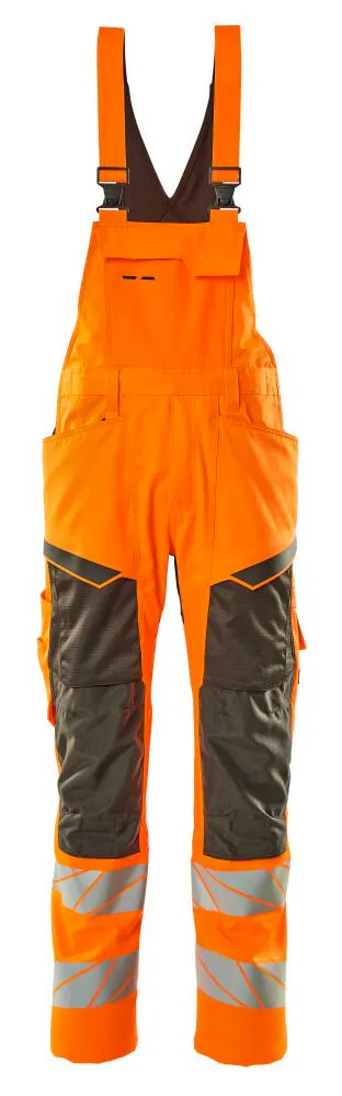 Hohe Sichtbarkeit Orange/Mittelgrau