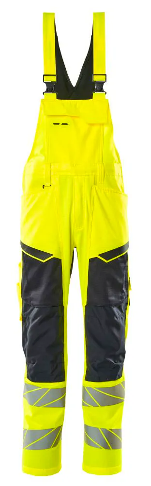 High Vis Gelb/Marineblau
