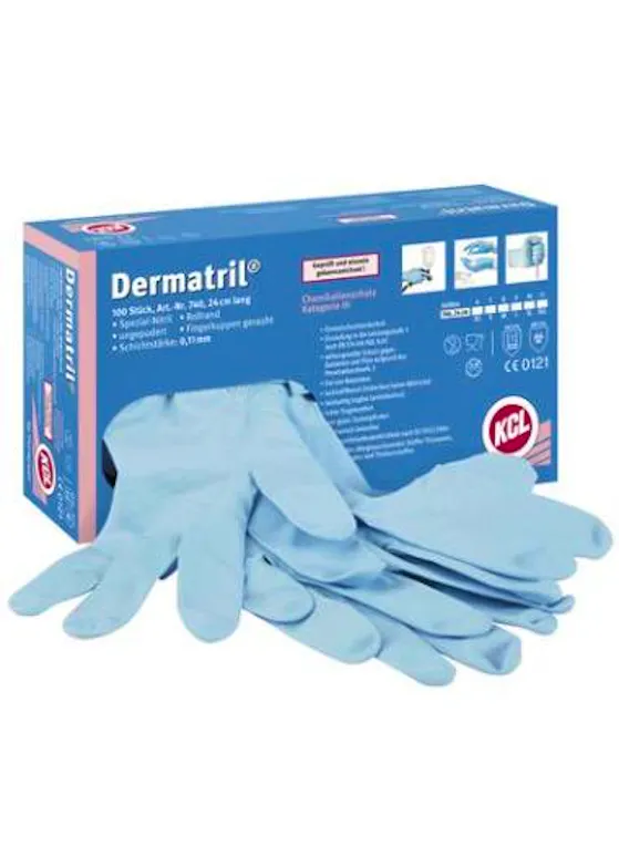 KCL Dermatril 740 Handschuh (100 Stück)