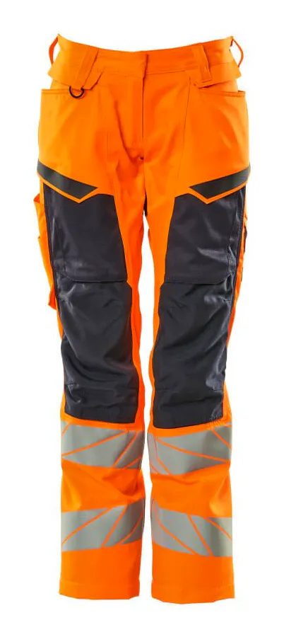 High Vis Orange/Marineblau