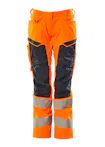 High Vis Oranje/Marineblauw