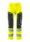 High Vis Geel/Marineblauw