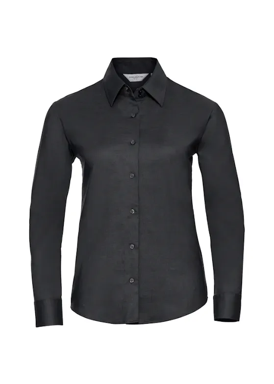 Russell Z932F Oxford Shirt Long Sleeve Tailored Regular Fit Dames