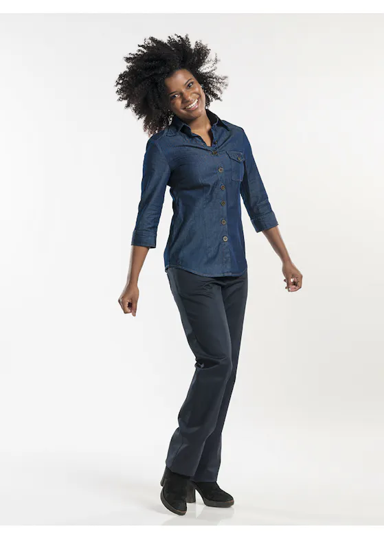 Chaud Devant Damen-Kochhose Skinny Stretch
