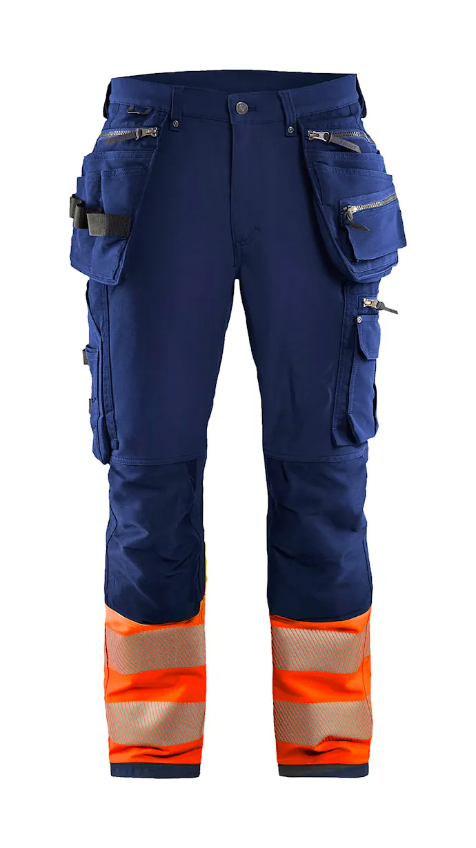 Marineblauw/Oranje