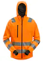 Snickers AllroundWork 8039 Hoodie mit Reißverschluss, KL2/KL3-reflektierend Vorschaubild