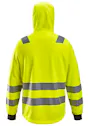 Snickers AllroundWork 8039 Hoodie mit Reißverschluss, KL2/KL3-reflektierend Vorschaubild