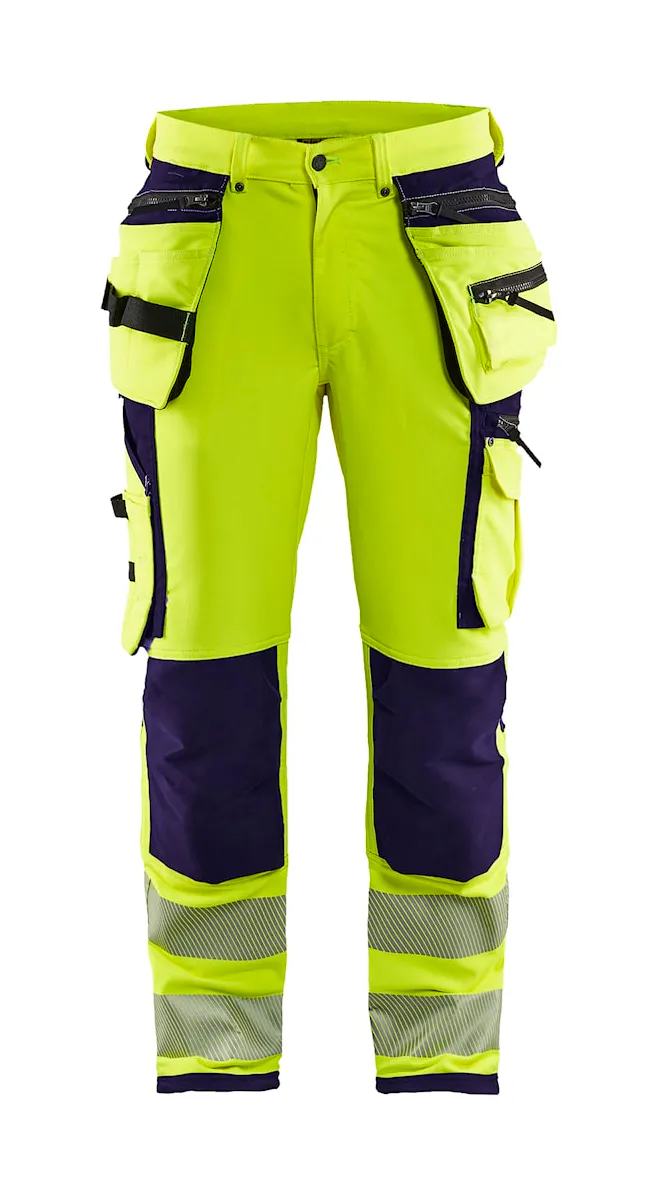High Vis Gelb/Marineblau