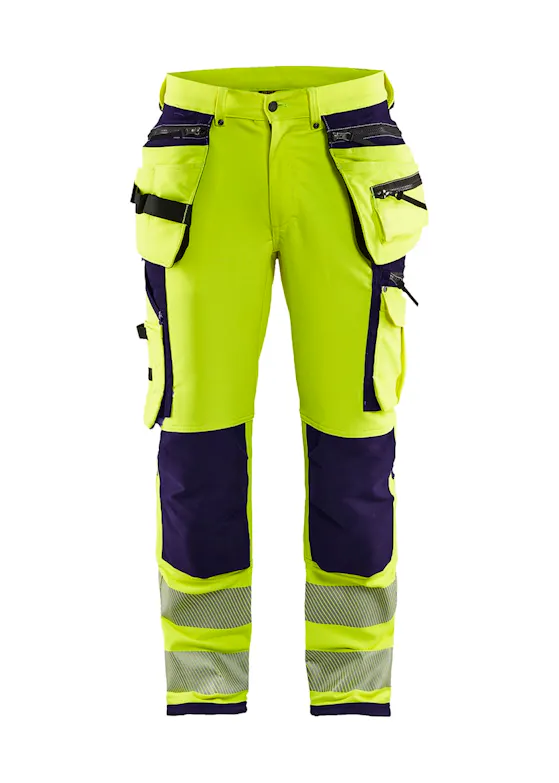 Blaklader 1997 High-Vis-Arbeitshose mit 4-Wege-Stretch