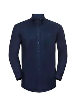 Russell Z932 Oxford Shirt Long Sleeve Classic Regular Fit miniatuur