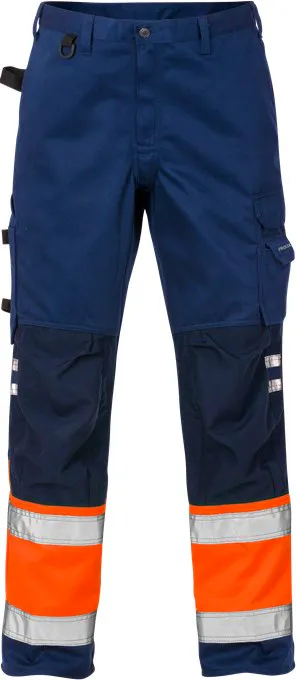 Hi-Vis Oranje/Marineblauw
