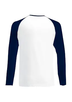Fruit of The Loom F296 Baseball T-shirt Long Sleeve Regular Fit miniatuur