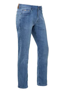 Brams Workwear Danny Men C91 Pant Mid Blue Stretch Denim