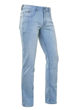 Brams Paris Danny Men's C92 Pants — Light Blue Stretch Denim
