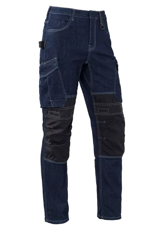 Brams Paris Ragnar Men's Worker Stretch Cotton Denim Pants