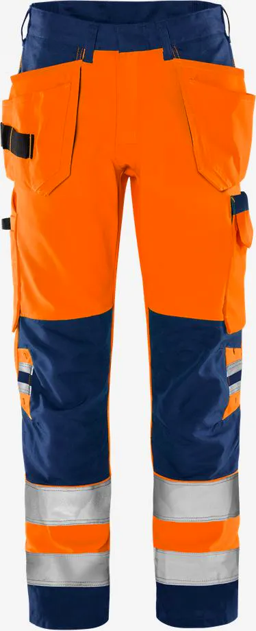 Hi-Vis Oranje/Marineblauw