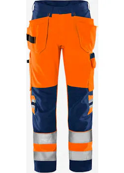 Fristads Trofta High Vis Green werkbroek klasse 2 2641 GPLU miniatuur