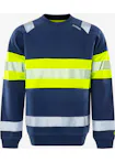 High Vis Geel/Marineblauw