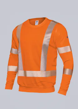 BP® 2134 Sweatshirt Hoge Zichtbaarheid Reflecterend Slim Fit
