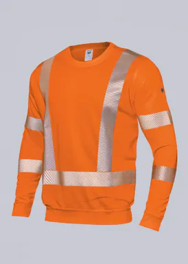 BP® 2134 Sweatshirt – hohe Sichtbarkeit, reflektierend, Slim-Fit