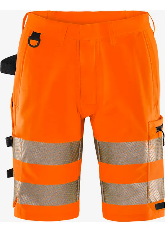Fristads High vis Green stretch korte broek klasse 2 2648 GSTP