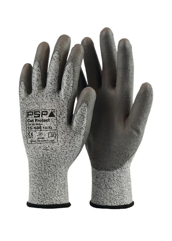 PSP 15-600 Cut Protect Cut D PU Werkhandschoen