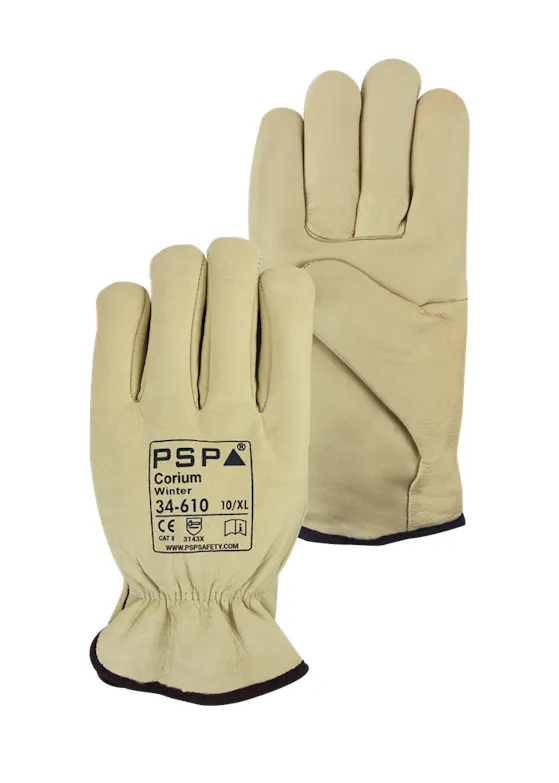 PSP 34-610 Narbenleder-Driver-Winterhandschuh