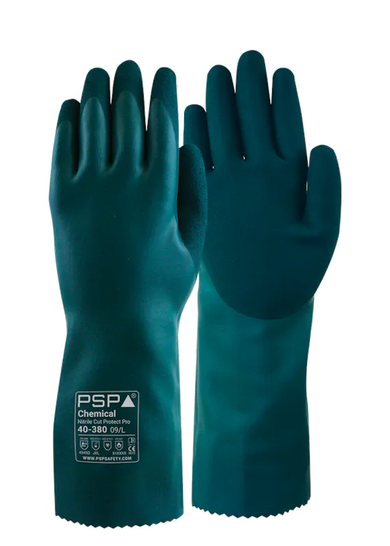 PSP 40-380 Chemical Nitrile Cut Protect Pro Work Glove