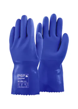 PSP 40-400 Chemical PVC Blue Werkhandschoen
